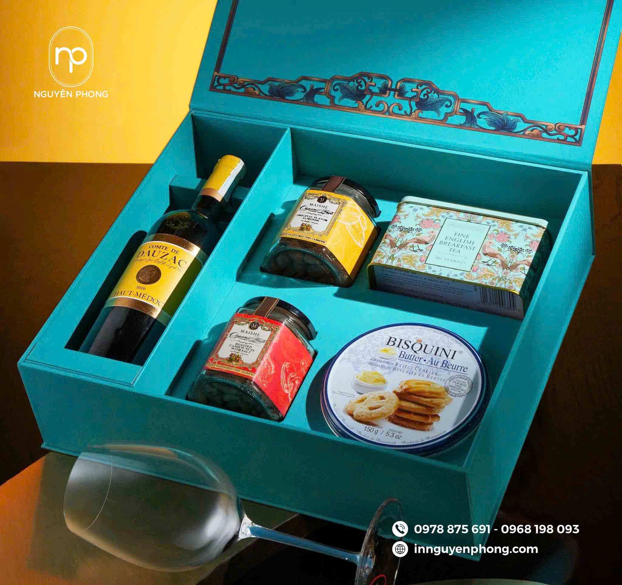 Mẫu hộp nam châm một cánh